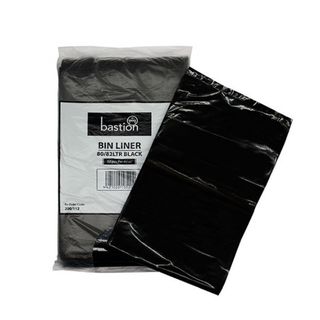 Bastion Large Waste Bin Liner 80ltr Black - UniPak