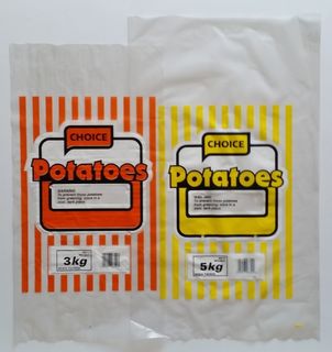 Plastic Printed Veggie Bag - Potato 250x500mm - Fortune