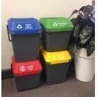 Bin Lid Blue for 35L & 45L stackable bin - Vegware